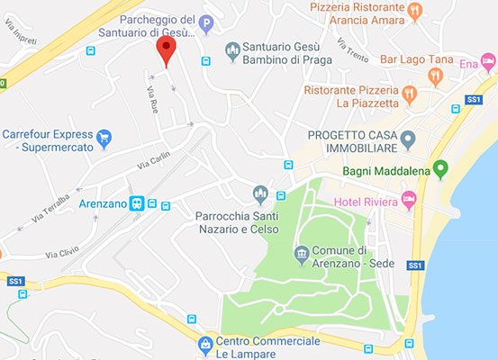 Mappa quadrilocale Arenzano